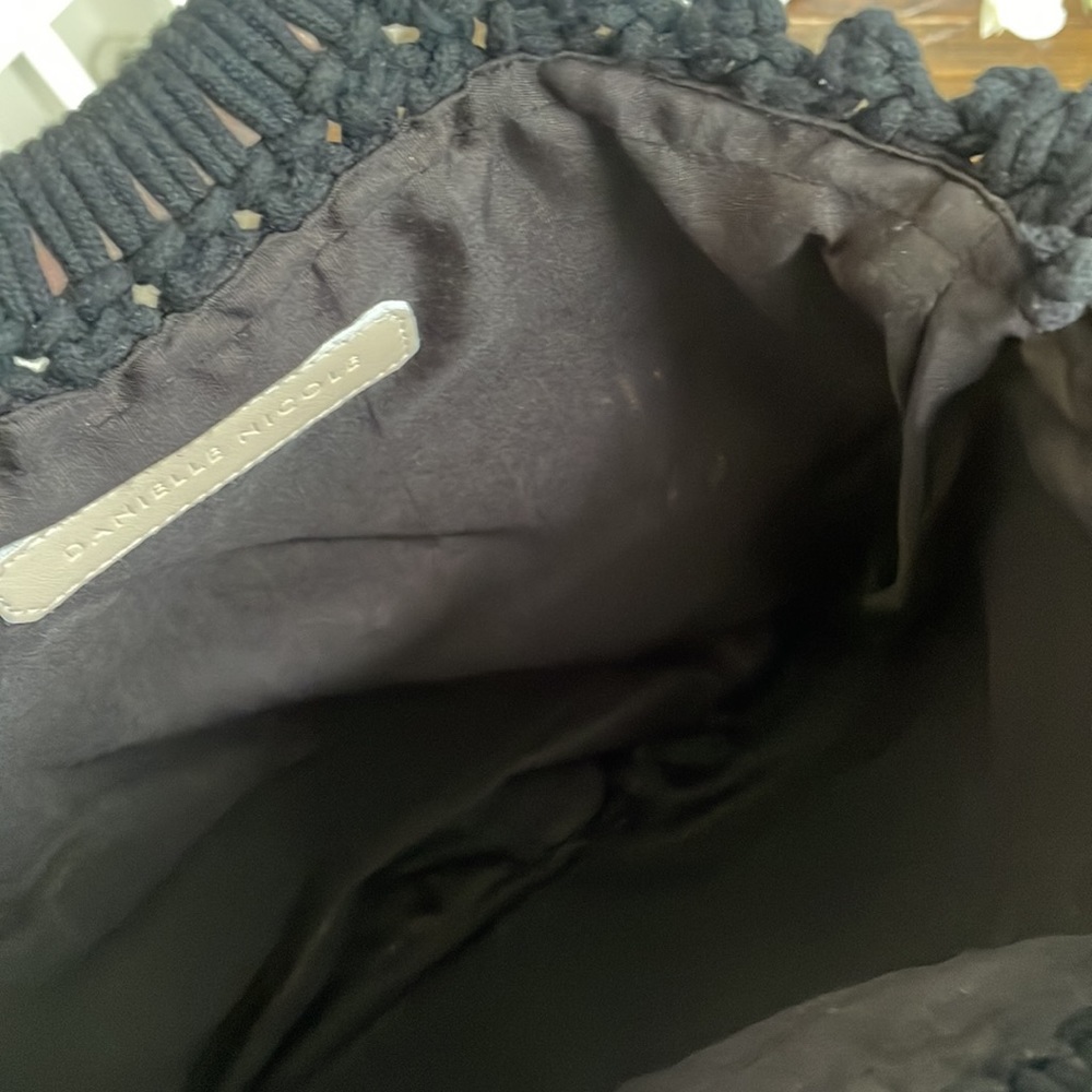 Black Macrame Bag - image 5